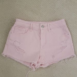 Pacsun Pink Denim Short